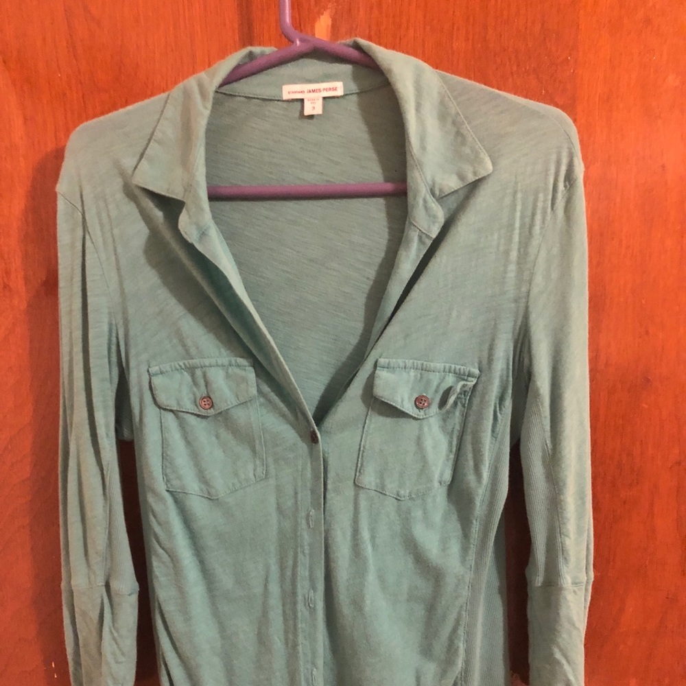 James Perse... Soft, cotton, casual, button down